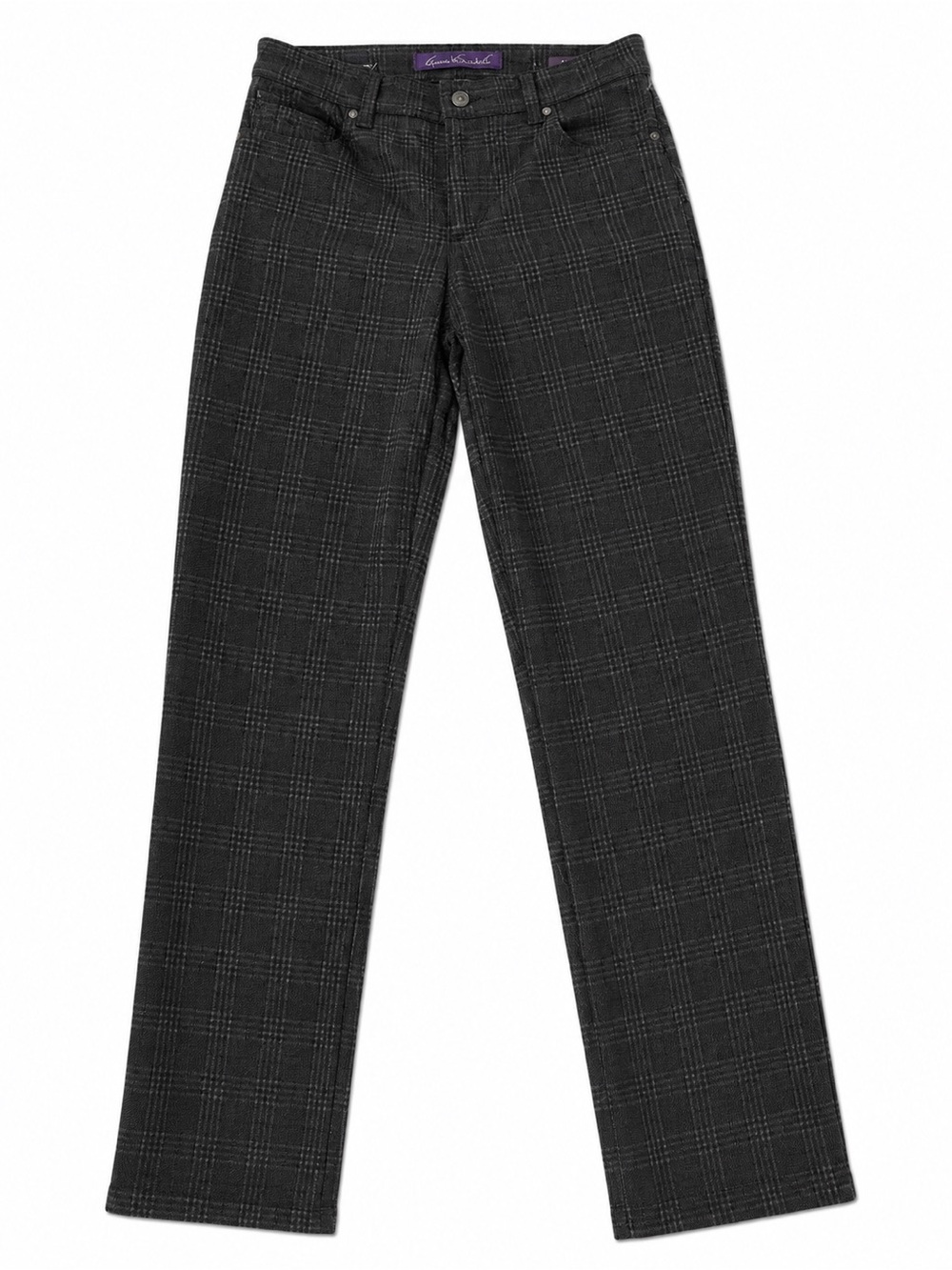 Gloria Vanderbilt Amanda Ponte Plaid Pants Size 4 women’s